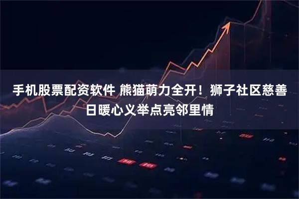 手机股票配资软件 熊猫萌力全开！狮子社区慈善日暖心义举点亮邻里情